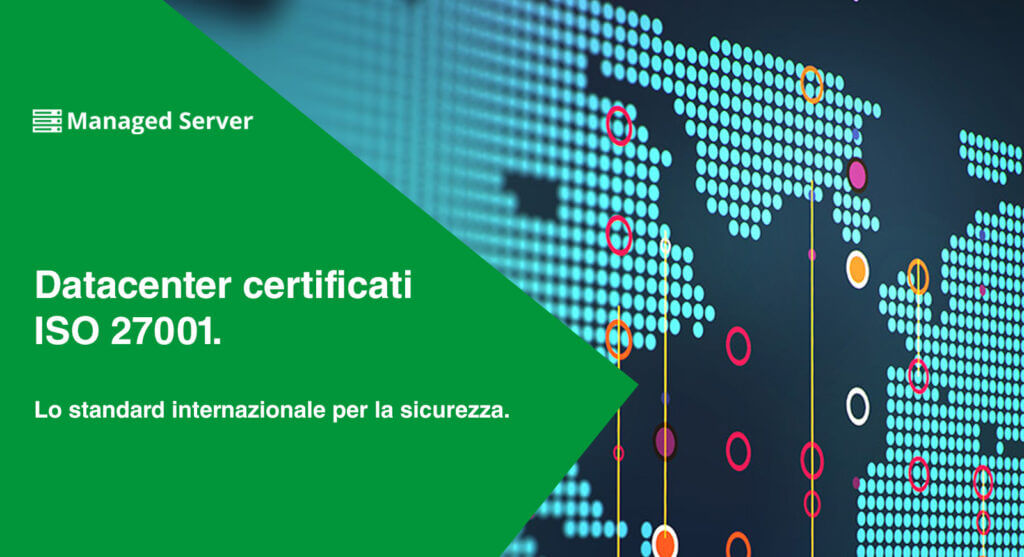 Bannière des certificats ISO 27001 du centre de données