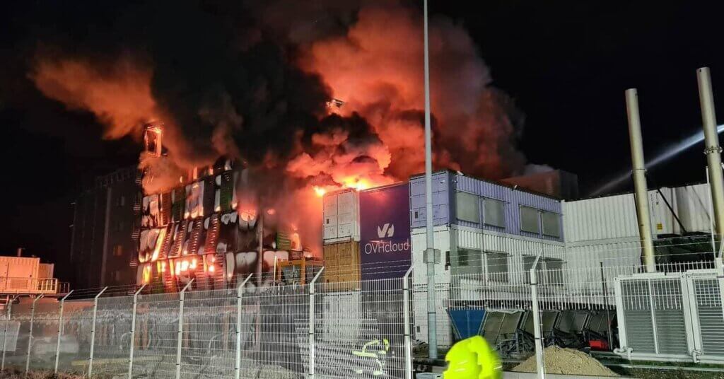 Datacenter OVH Incendie 2021 photo