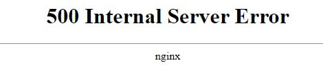 Erreur de serveur interne CloudFlare
