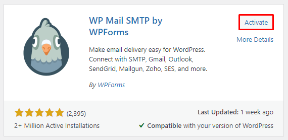 WP SMTP Plugin