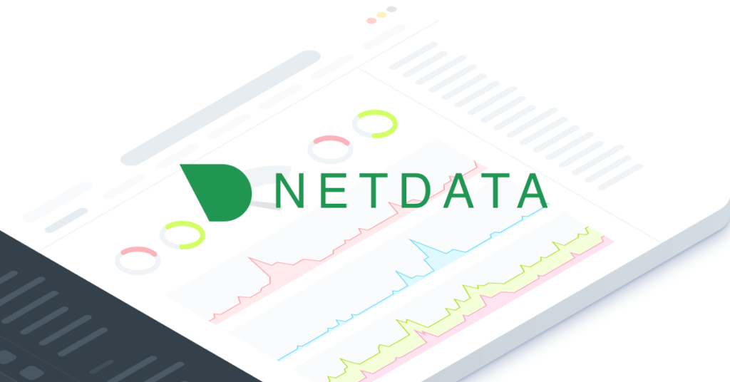 Net data logo banner