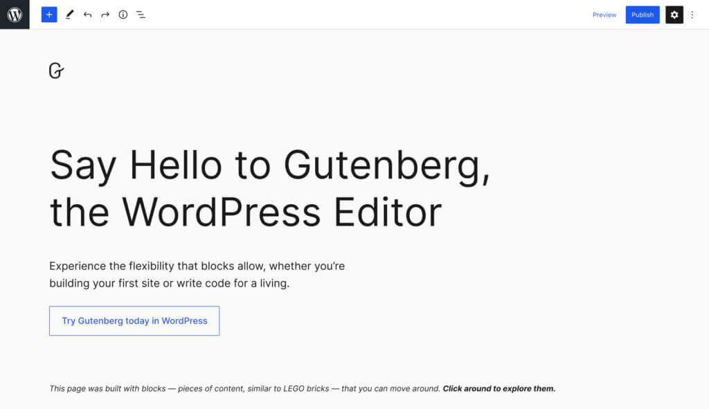 WordPress-Gutenberg