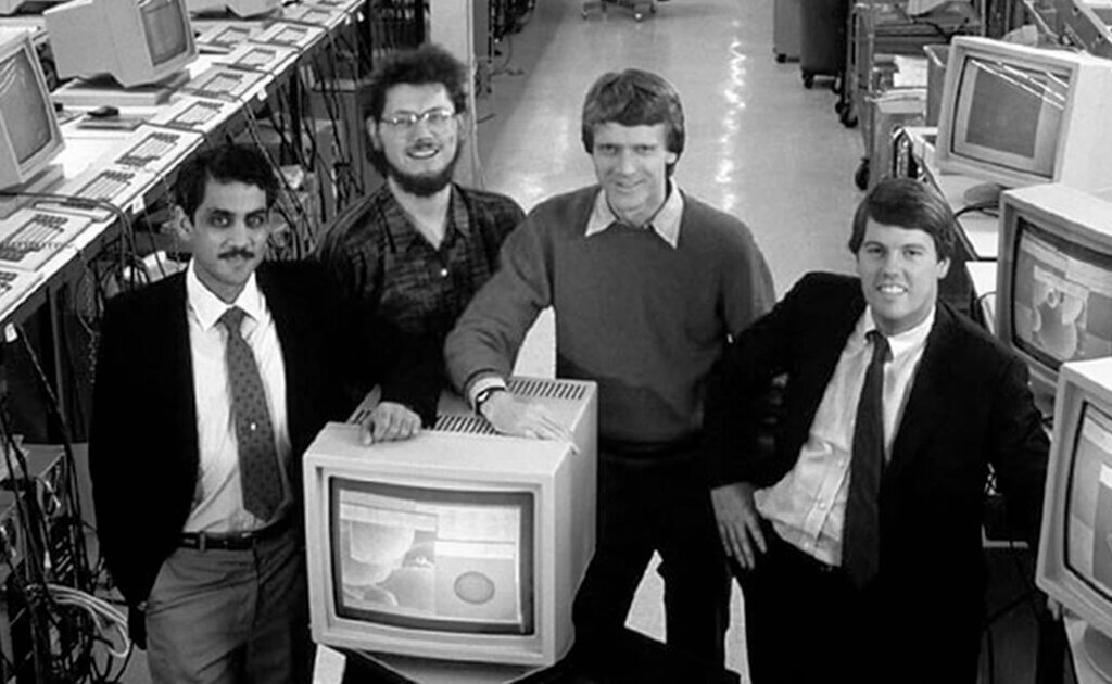 Vinod Khosla, Bill Joy, Andy Bechtolsheim, Scott McNealy Sun Microsystems