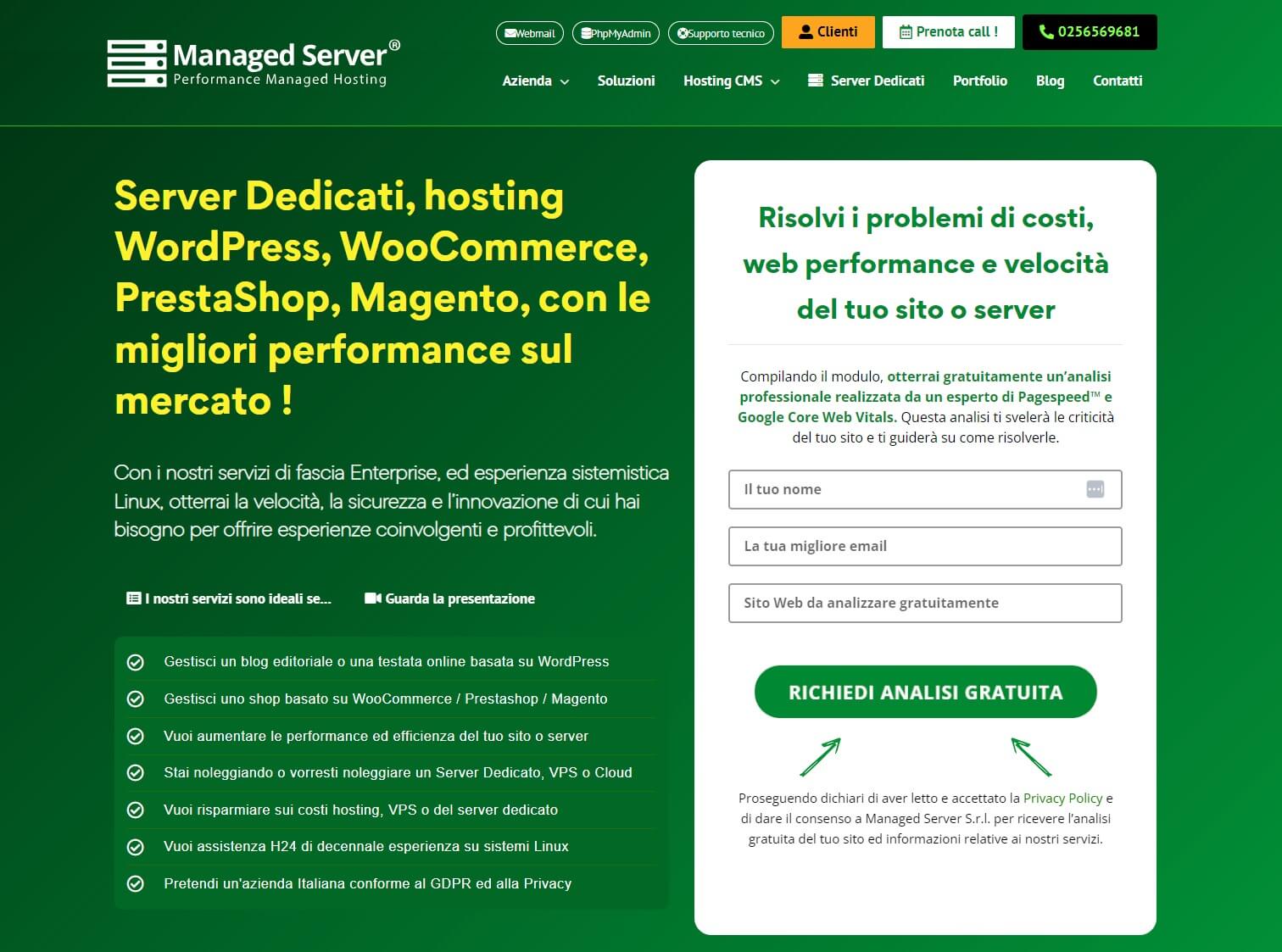 Managed Server e Managed Hosting