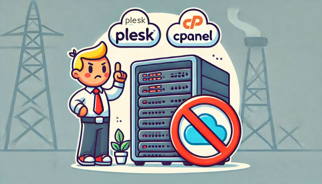 Non-usare-Plesk-o-cPanel