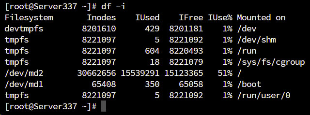 df inode linux