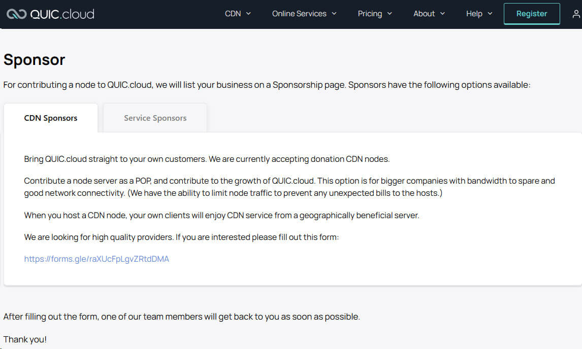 CDN-Sponsor-Quic-Cloud