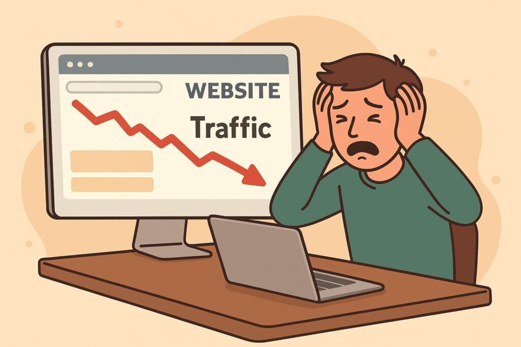 Calo traffico Google