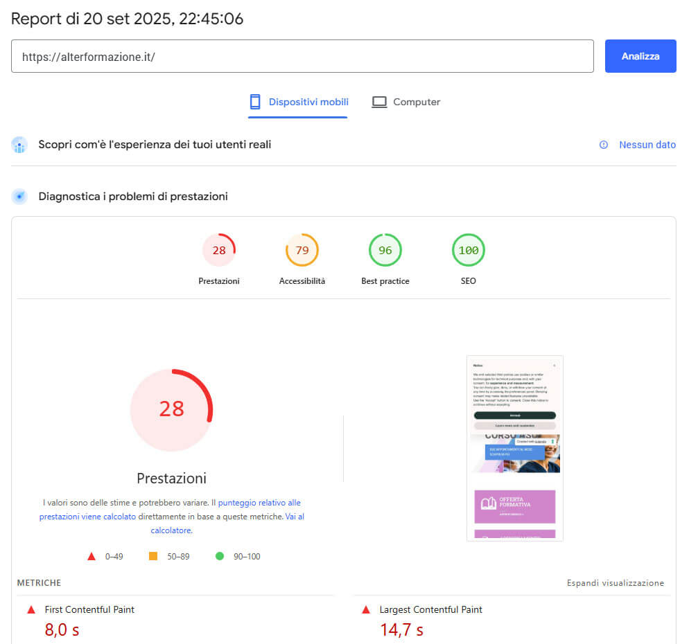 Formation PageSpeed-Insight-Alter