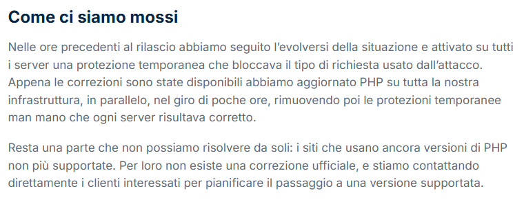 L'ammissione pubblica di inadeguatezza di Iweblab